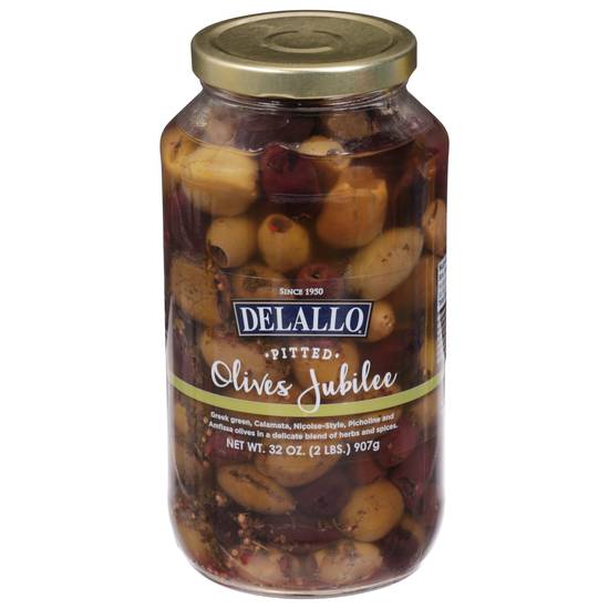 Delallo Pitted Jubilee Olives