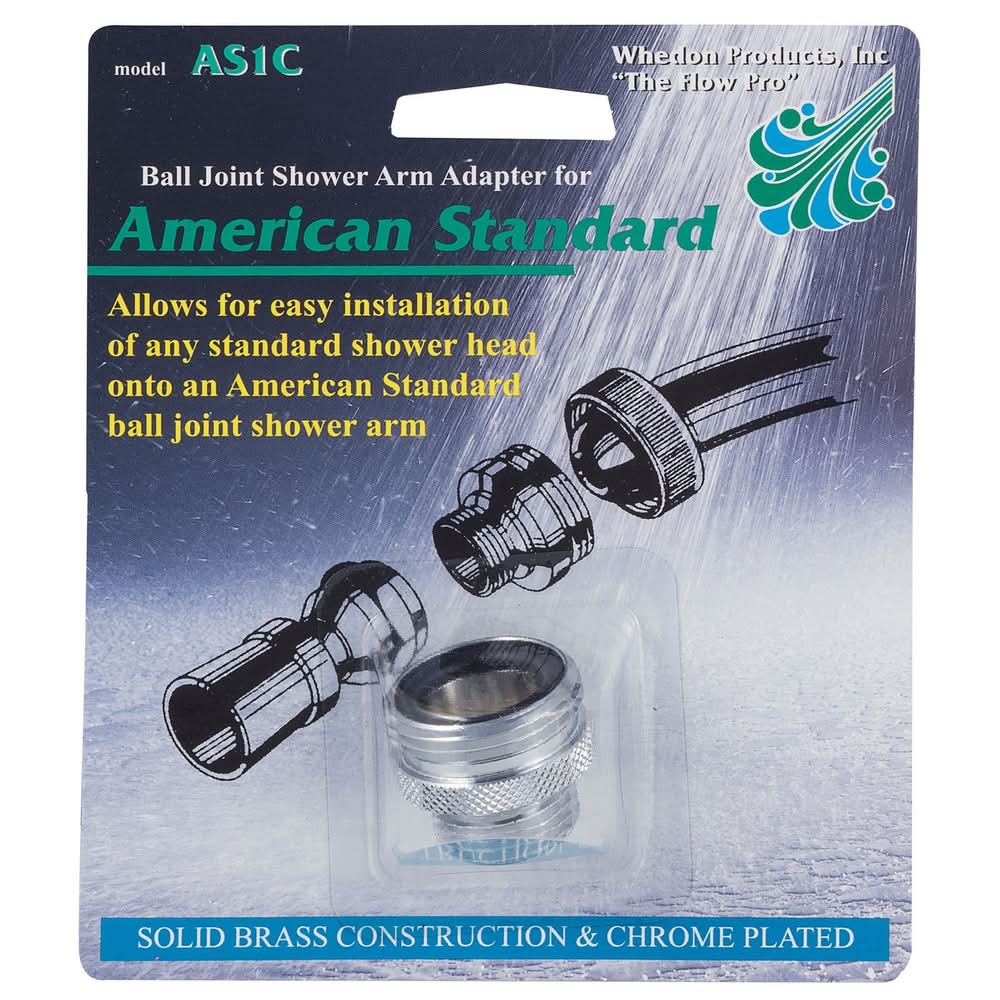 Whedon Chrome Brass 1-1/8 In. Shower Arm