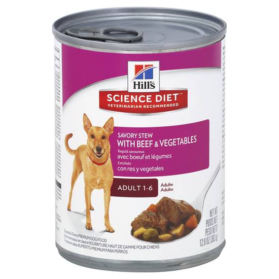 Science Diet Hill's Savory Stew With Beef & Vegetables Dog Food