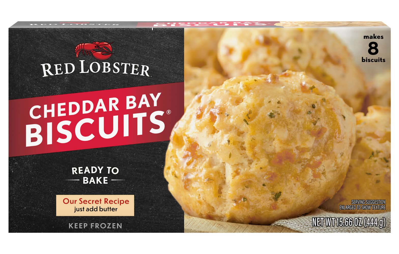 Red Lobster Ready To Bake Biscuits Dough, Cheddar Bay (15.66 oz)