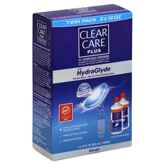 Clear Care Cleaning & Disinfecting Solution (2 ct)