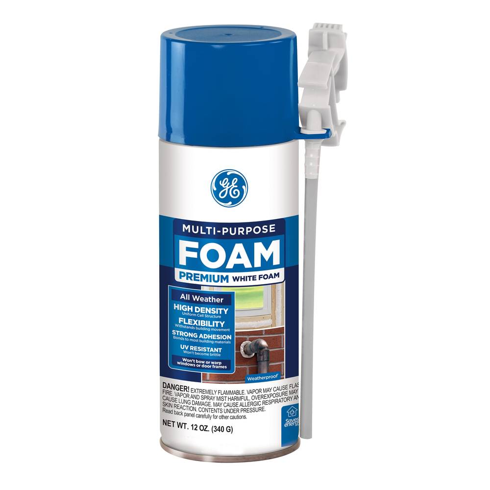 GE Multipurpose Foam 12-oz Straw Indoor/Outdoor Spray Foam Insulation | 2869430