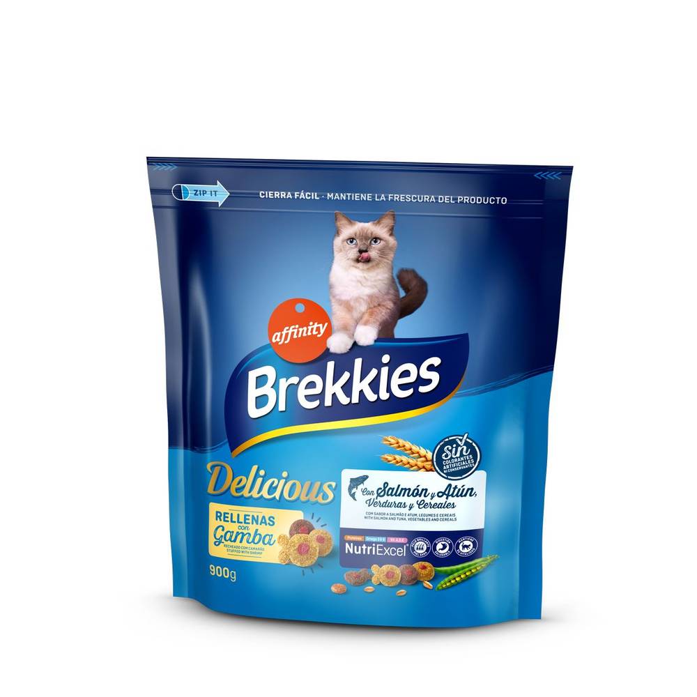 Alimento gato pescado BREKKIES EXCEL 900 gr