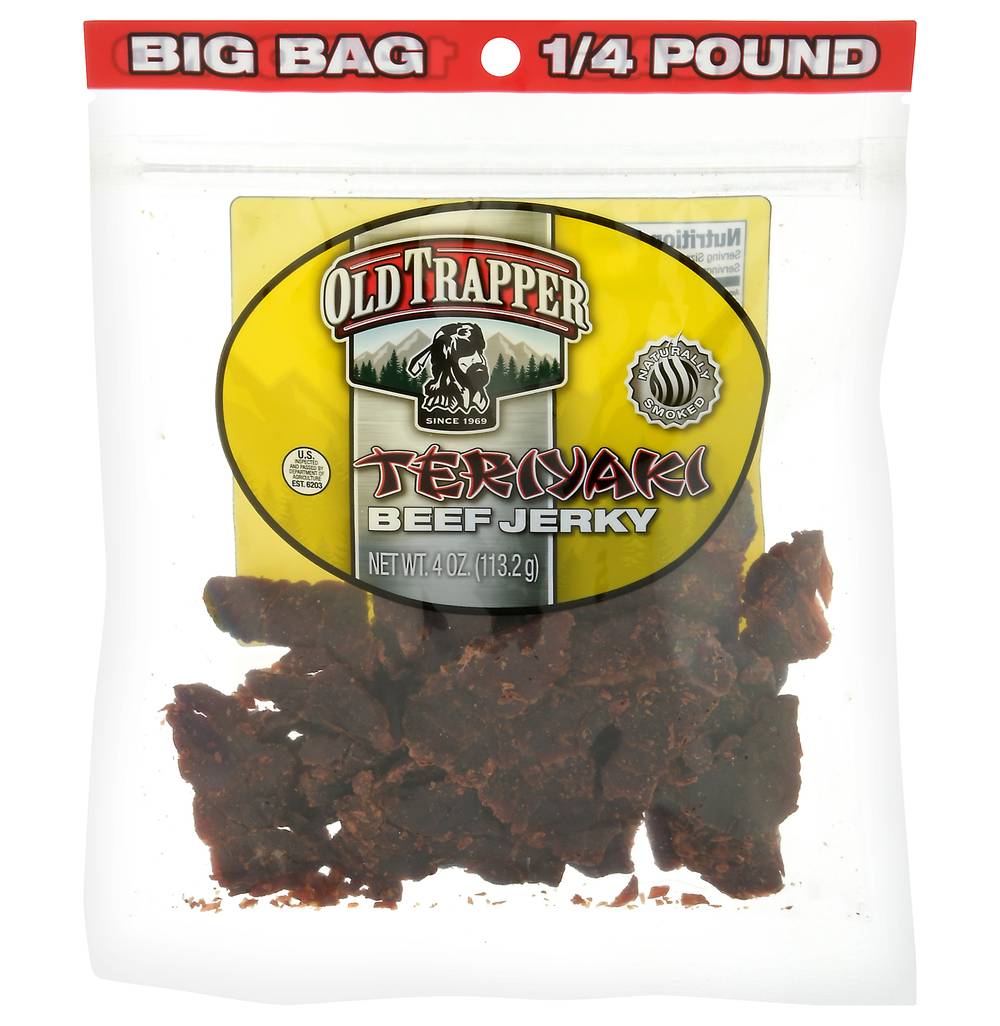 Old Trapper Beef Jerky, Teriyaki (4 oz)