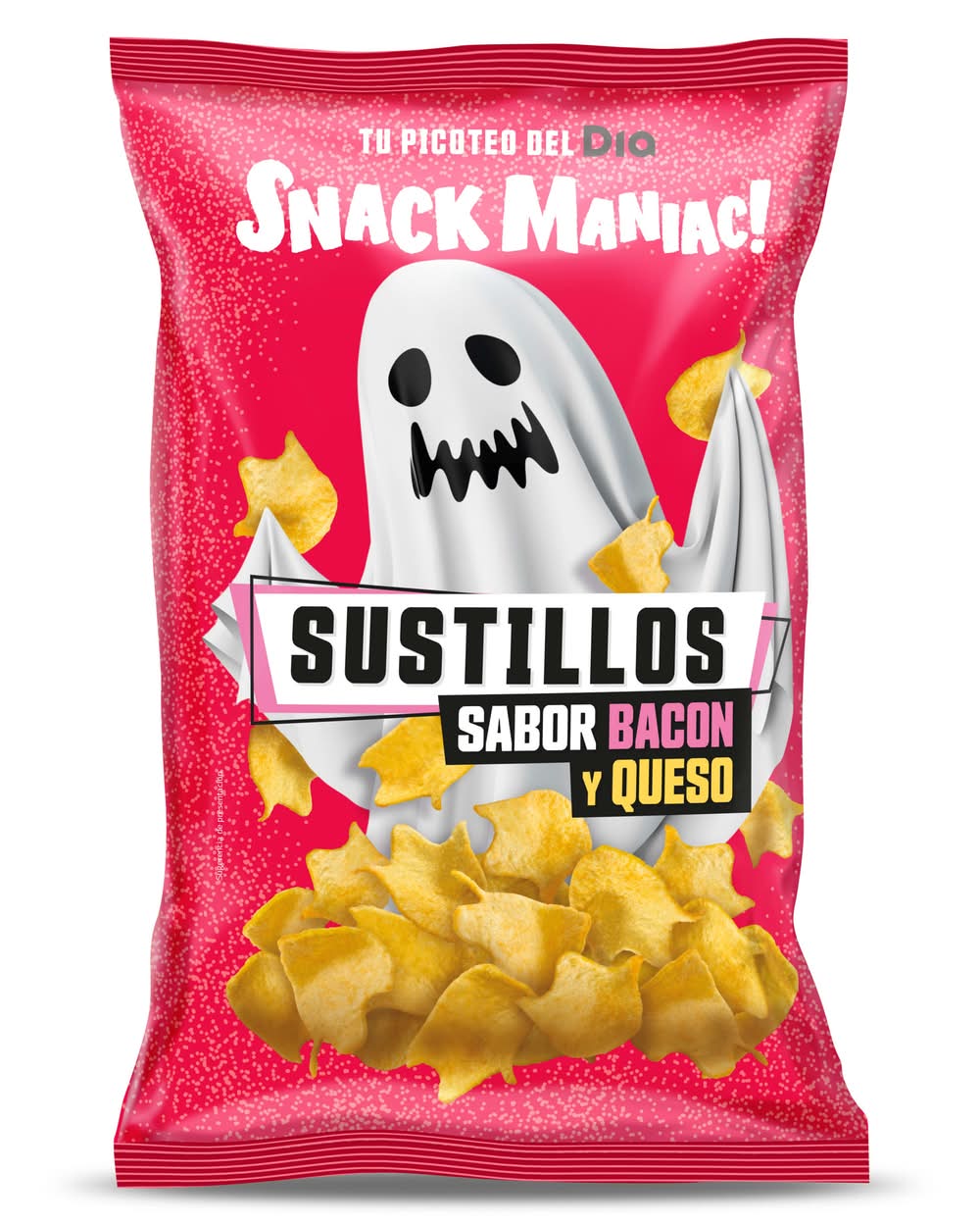 Sustillos Sabor Bacon Y Queso Snack Maniac De Dia Bolsa 100 G