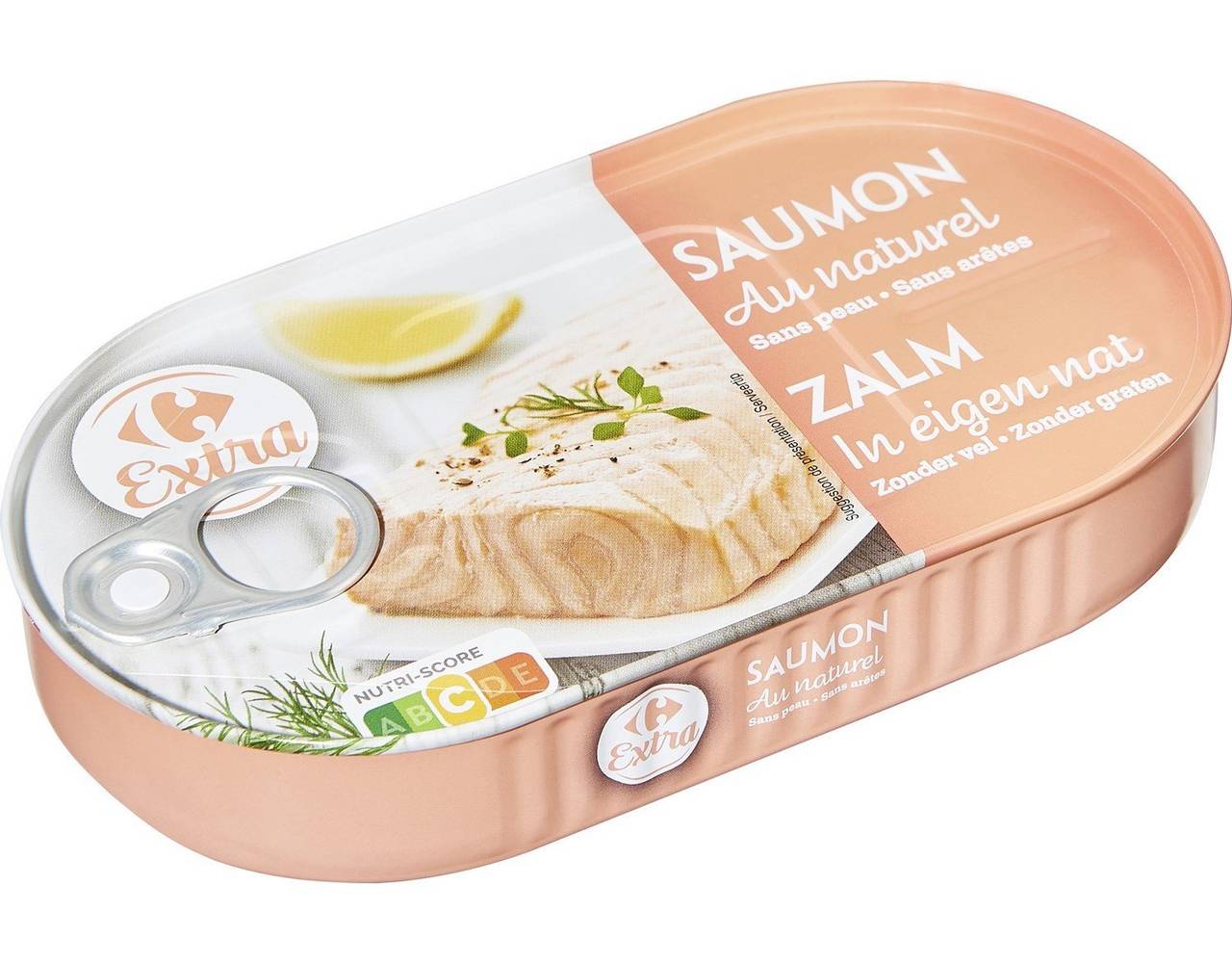 Carrefour Extra - Saumon au naturel (190g)