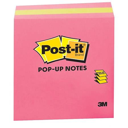 Post-It 3" X 3" Pop-Up Notes