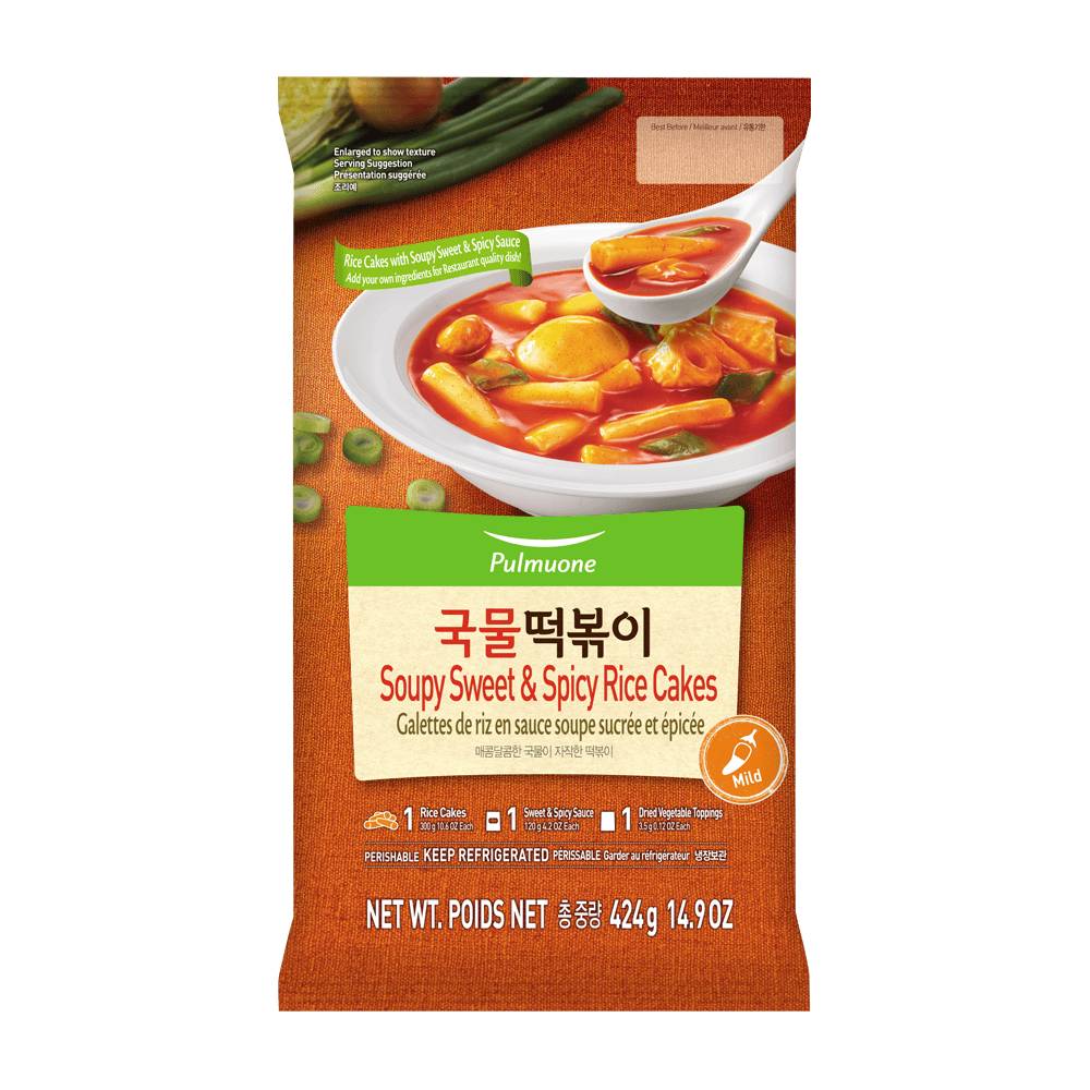 Pulmuone soupy rice cakes topokki 14.9oz