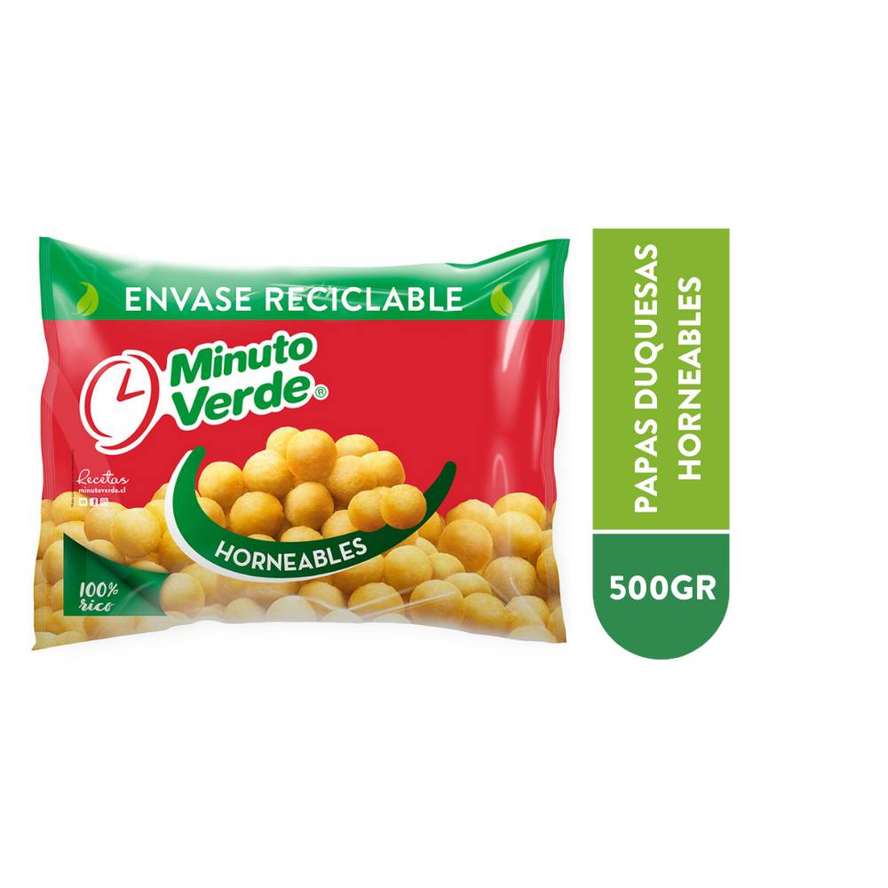 Minuto verde papas duquesa congeladas (500 grs)