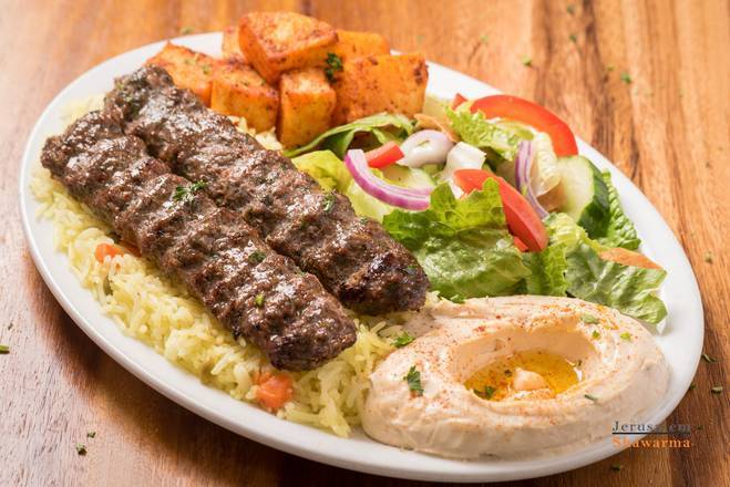 Beef Kabab Plate