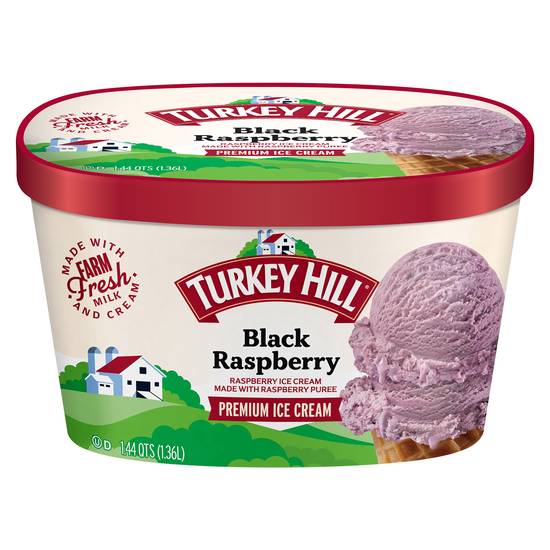 Turkey Hill Premium Ice Cream (black raspberry)