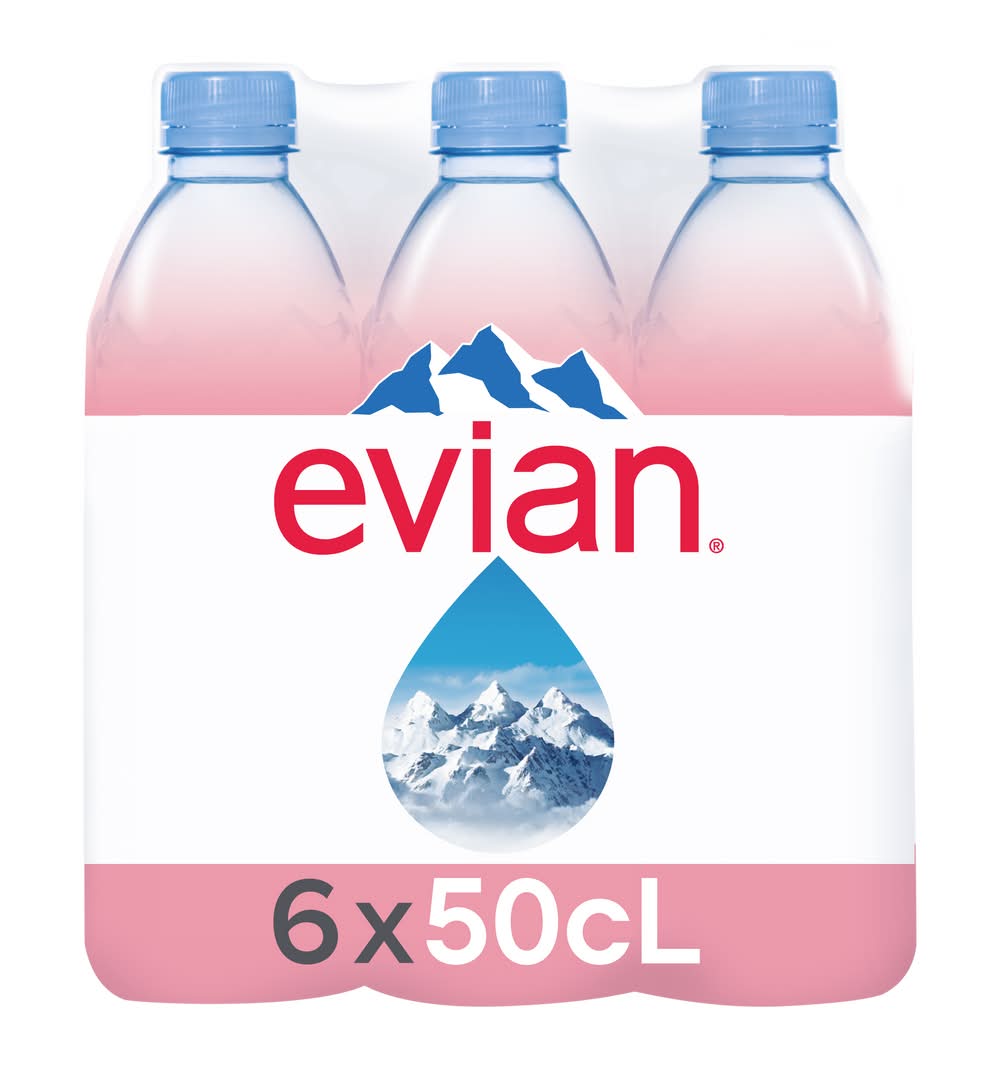 Evian - Eau minérale naturelle (6 x 500ml)