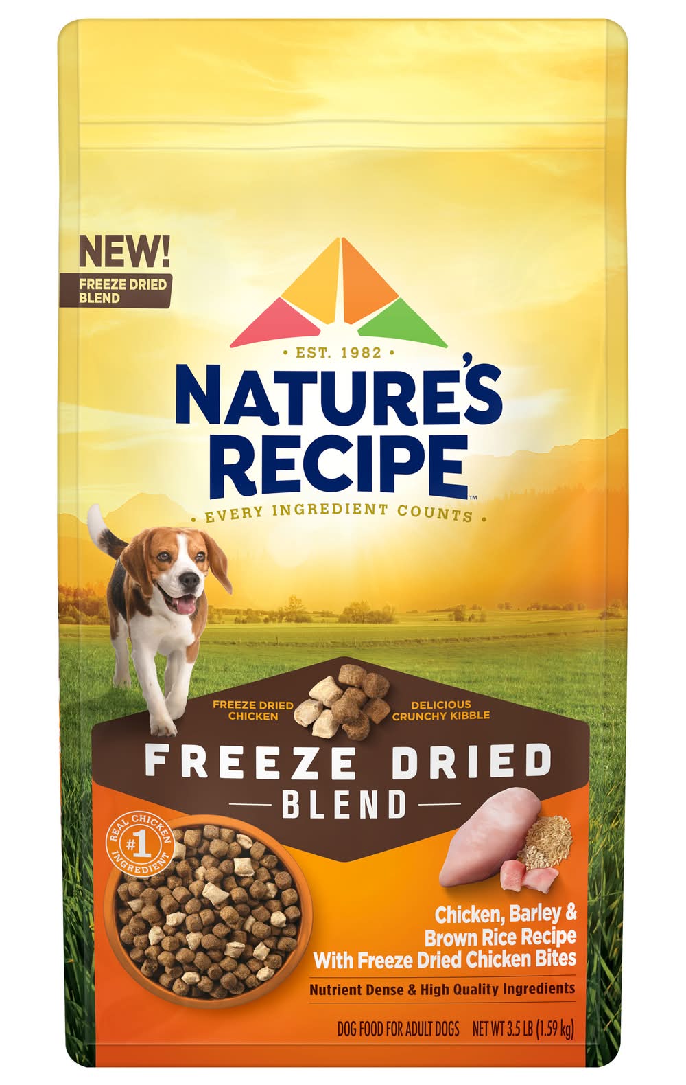 Nature's Recipe Freeze Dried Blend Dry Dog Food (56 oz)