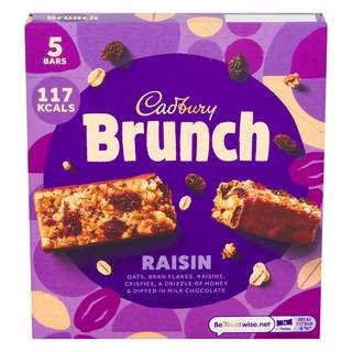 Cadbury Brunch Raisin 5 x 28g (140g)