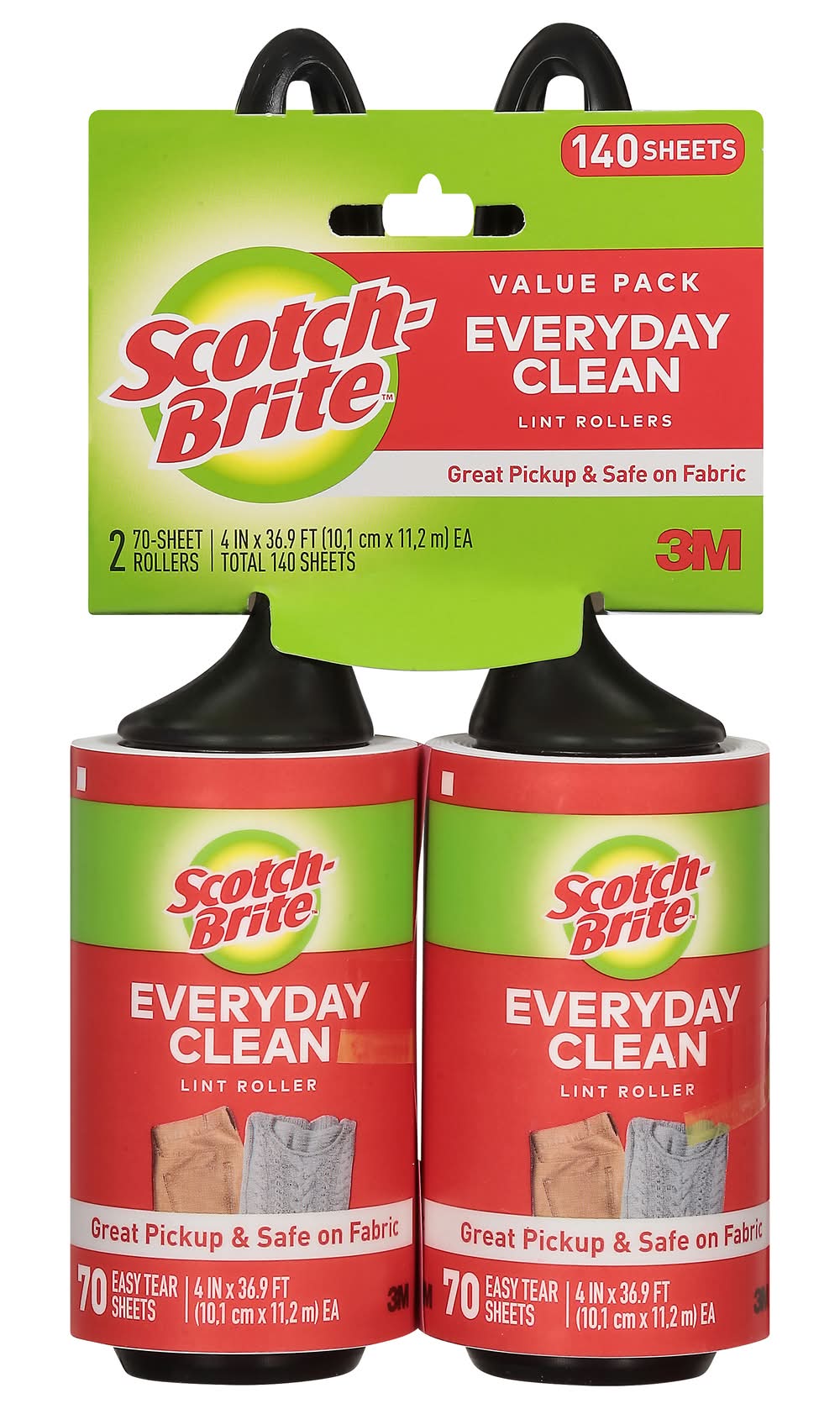 Scotch-Brite Everyday Clean Lint Roller (2 ct)