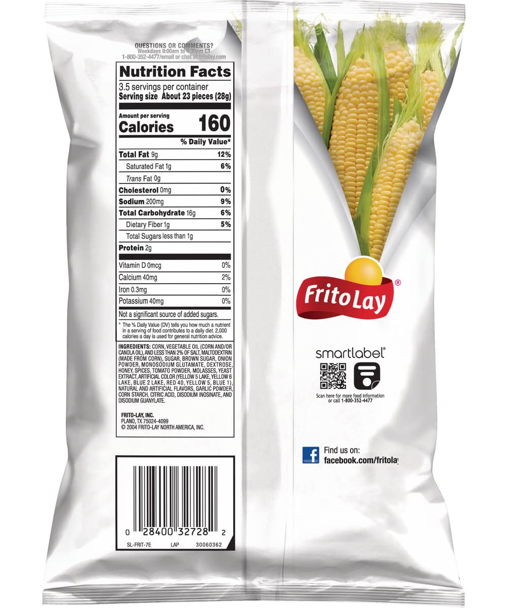 Fritos Twists Corn Snacks, Honey Bbq (3.5 oz)