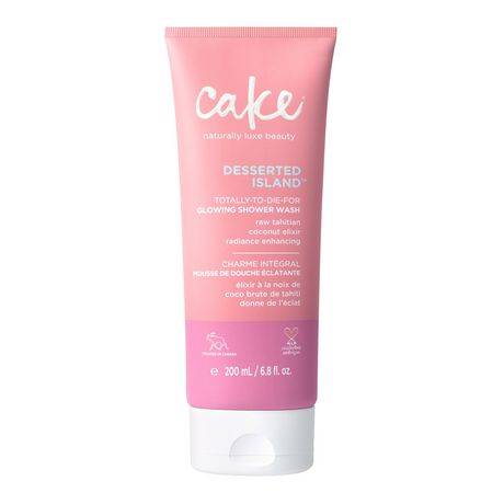 Cake Beauty Shower Wash Desserted Island, Coconut-Aloe Vera