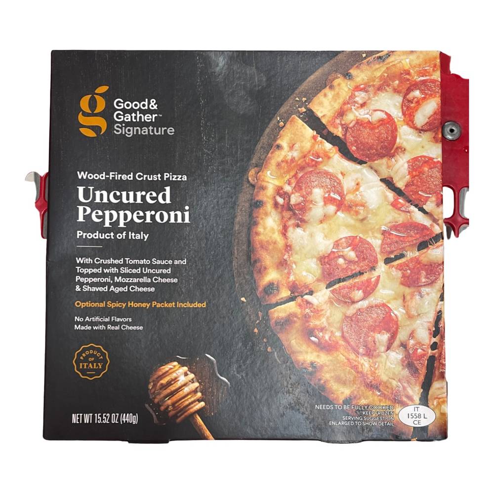 Good & Gather Wood-Fired Uncured Pepperoni Frozen Pizza (15.52 oz)