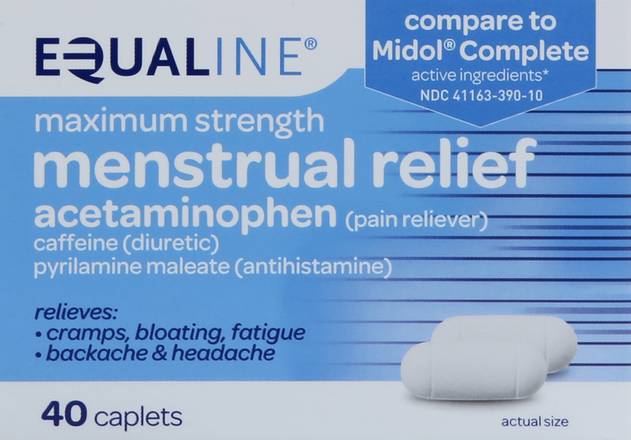 Equaline Acetaminophen Menstrual Relief (40 ct)