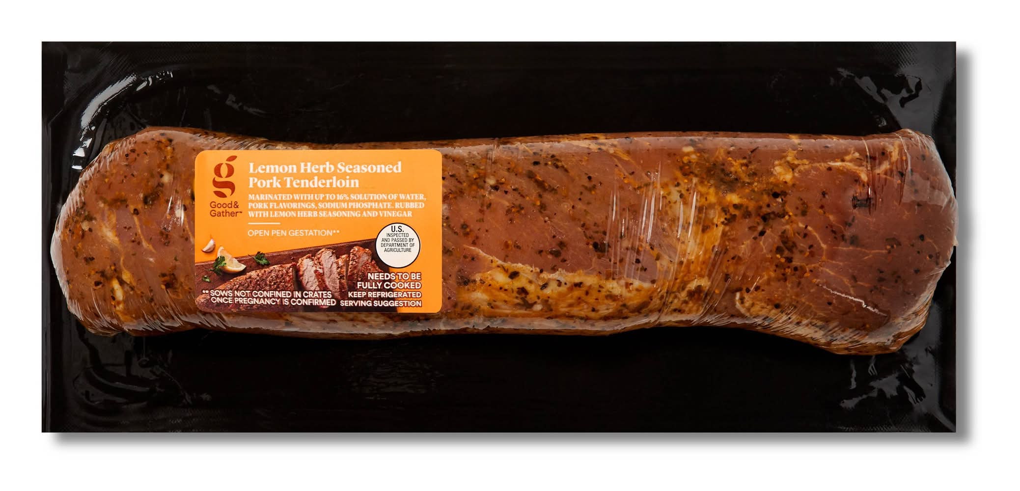 Fresh Lemon Herb Seasoned Pork Tenderloin - price per lb - Good & Gather™