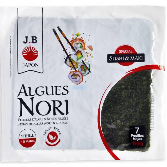 J.b Japon - Feuilles d'algues nori