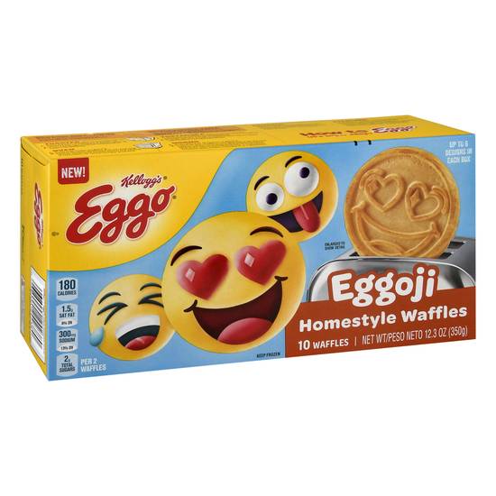 Eggo Kelloyg's Eggoji Homestyle Waffles (10 ct)