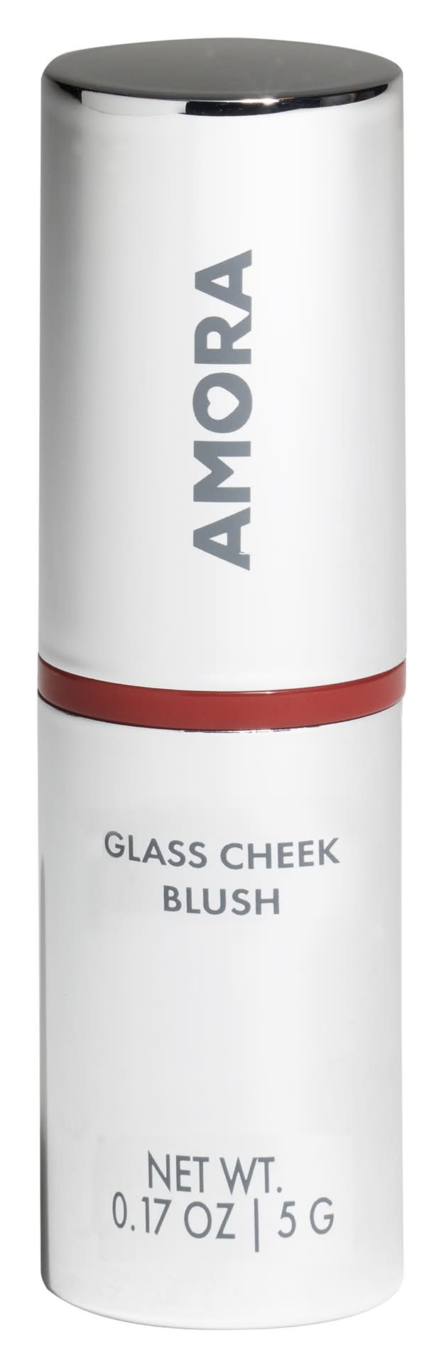 Amora Glass Cheek Blush 0.17oz Dark Pink