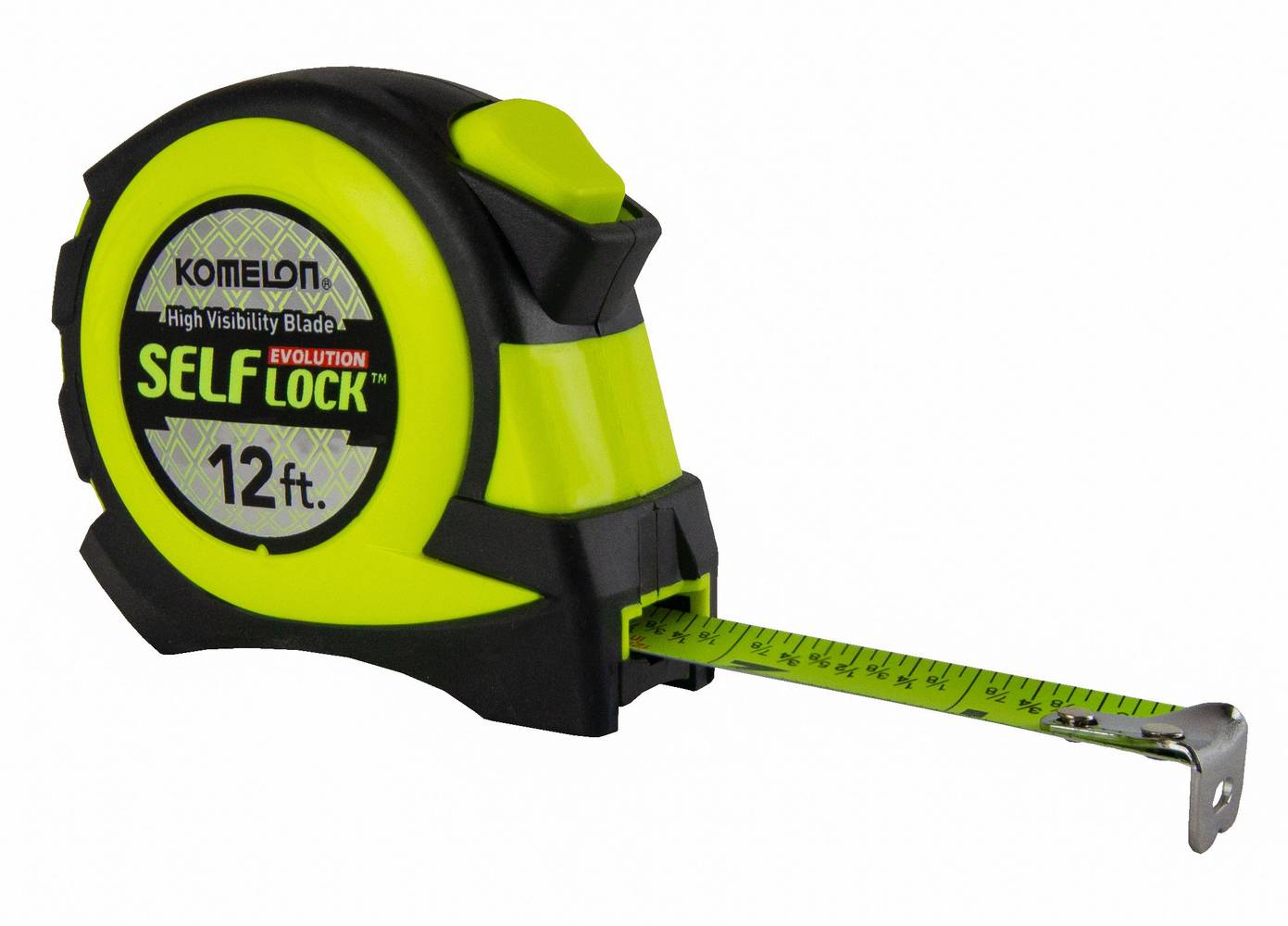 Komelon Self-Lock Evolution 12-ft Auto Lock Tape Measure | L4812HV