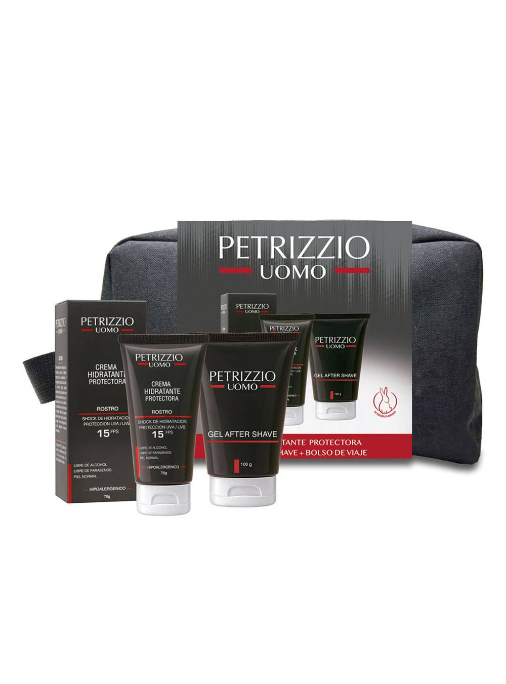 Petrizzio set for men crema + after shave + bolso (4 u)