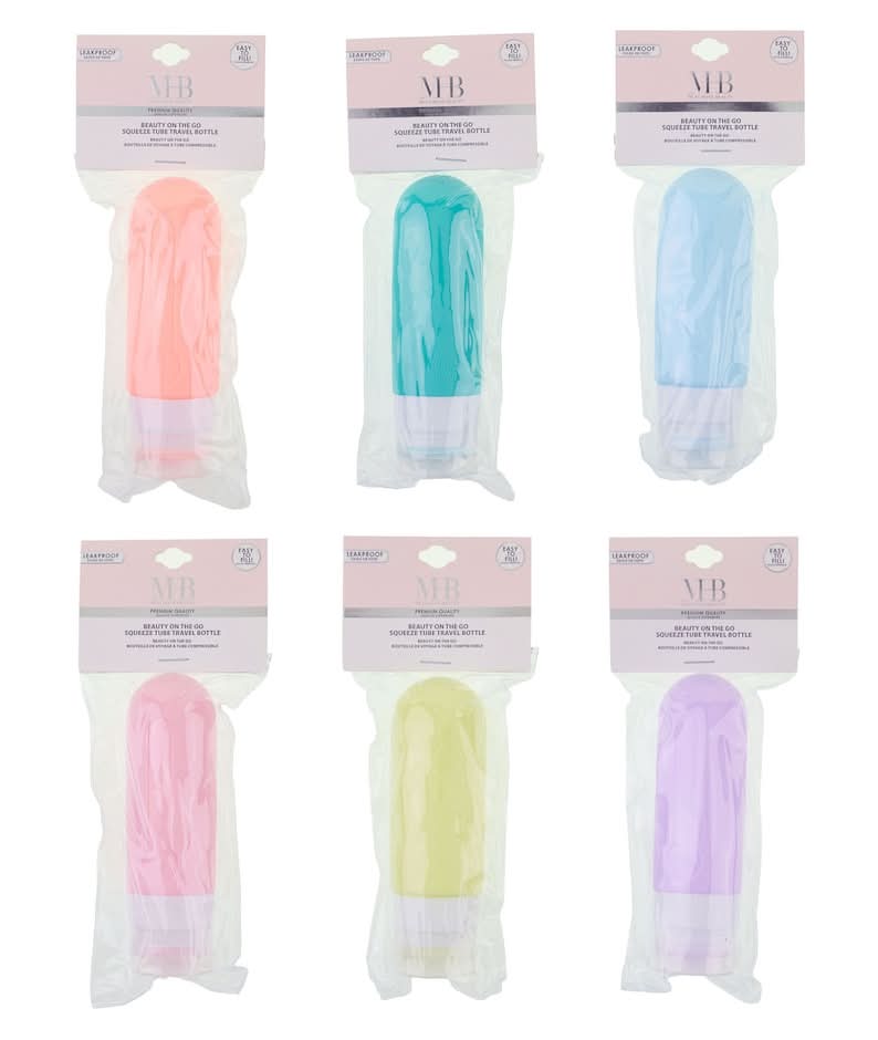 Must-Have Beauty Squeeze Tube Travel Bottle, Assorted Colors, 1-ct.