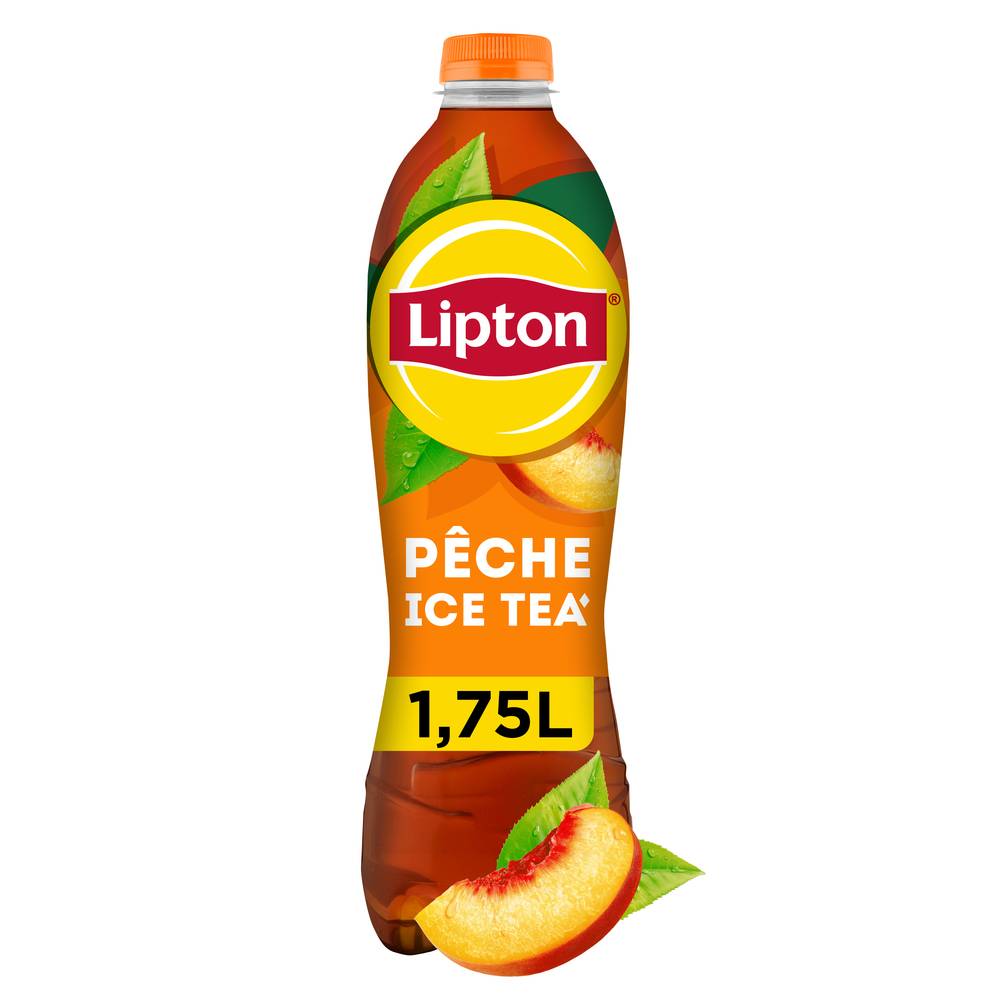 Lipton - Ice tea boisson au thé pêche (1,75L)