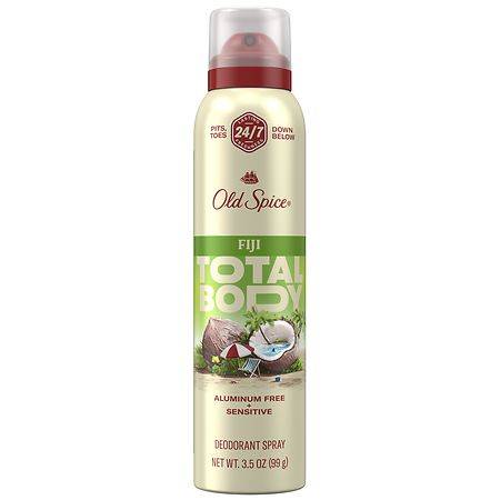 Old Spice Total Body Deodorant Spray Fiji (3.5 oz)