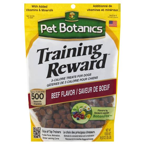 Pet Botanics Training Reward Beef Flavor Dog Treats