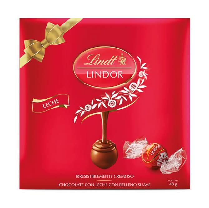 Lindt · Lindor bombom de chocolate con relleno suave, leche (48 g)