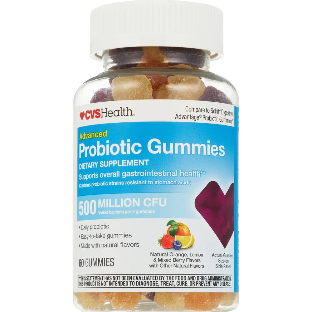 Cvs Health Advanced Probiotic Gummies, 60 Ct