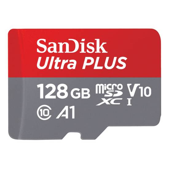 Sandisk Ultra Plus Microsd Card, 128gb