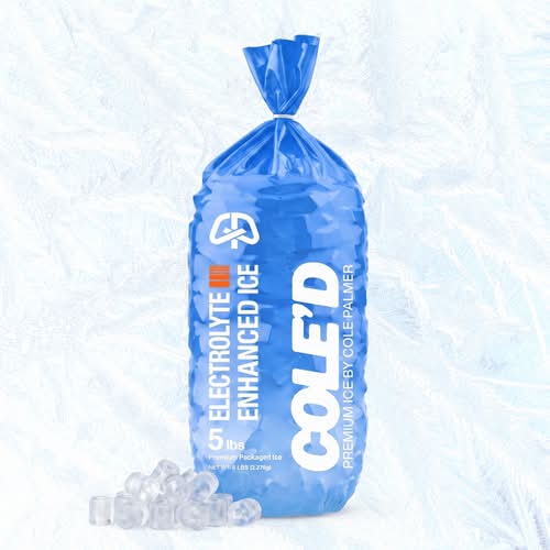 COLE'D Electrolyte Pebble Ice Bag (5 lbs)