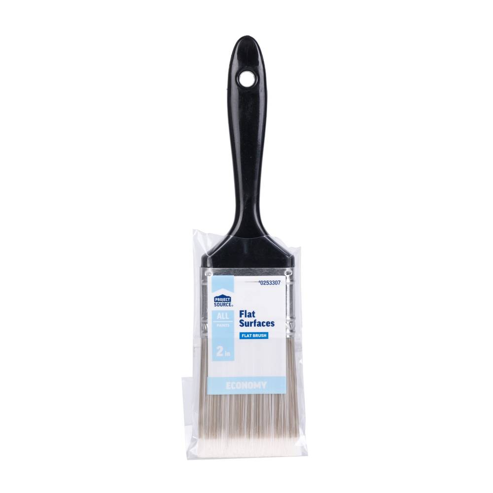 Project Source 2-in Reusable Polyester Flat Paint Brush (General Purpose Brush) | 2200420