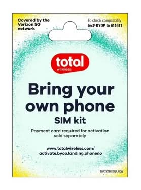 Total Wireless Bring Your Own Phone Sim Kit