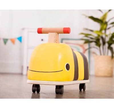 B. toys Wooden Bee Ride on