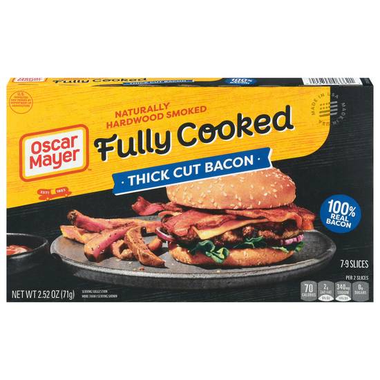 Oscar Mayer Fully Cooked Thick Cut Bacon