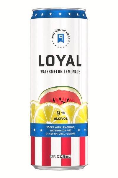 Loyal 9 Watermelon Lemonade Vodka Cocktail (4x 12oz cans)