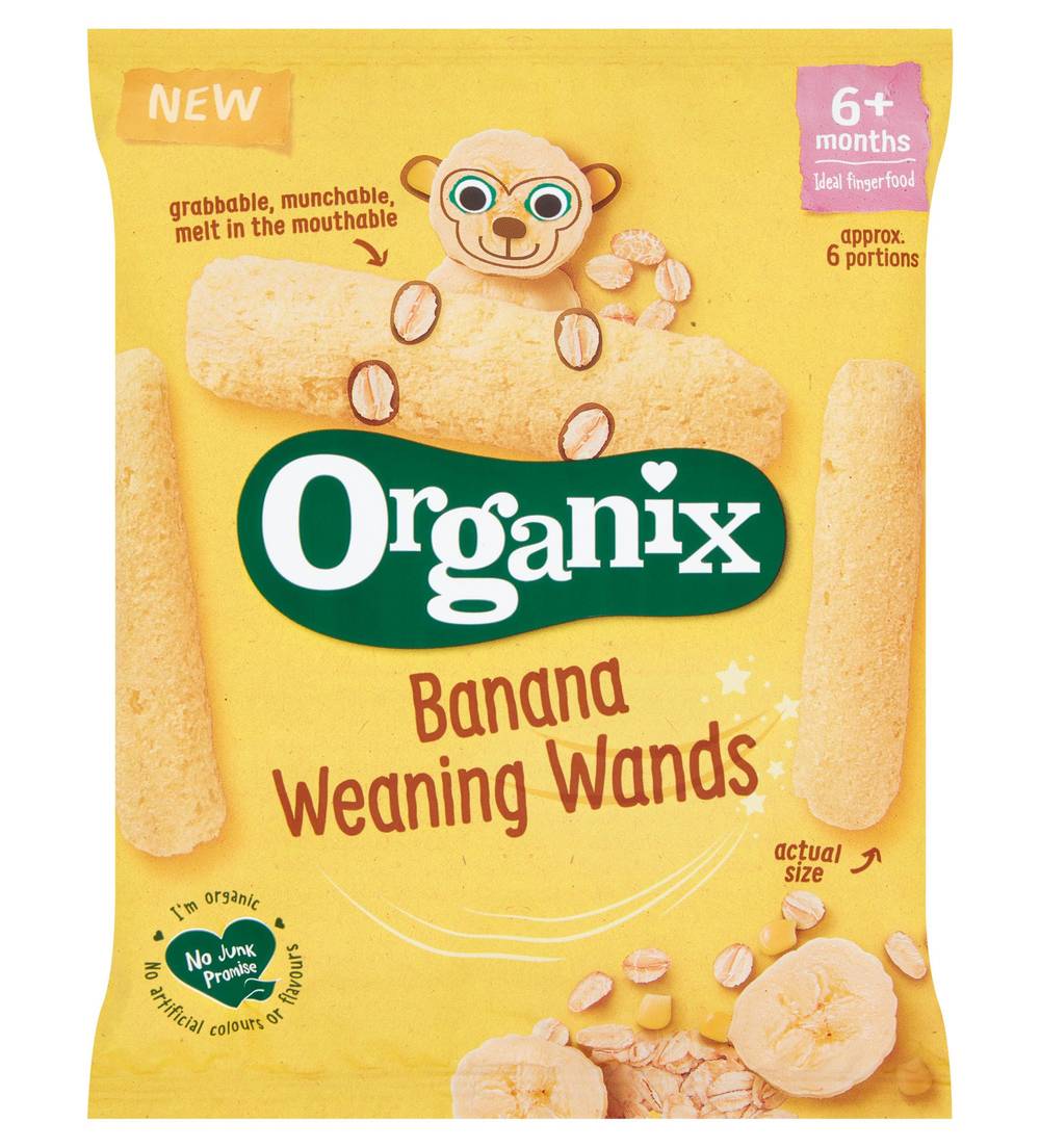 Organix Banana Weaning Wands (25g)