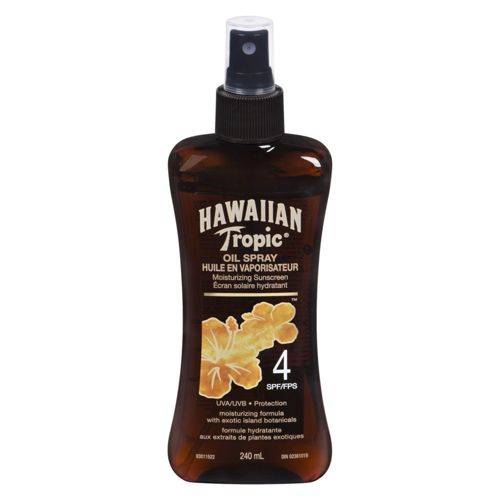 Hawaiian tropic huile de bronzage en vaporisateur fps 4 (240ml) - tanning oil spray spf 4 (240 ml)