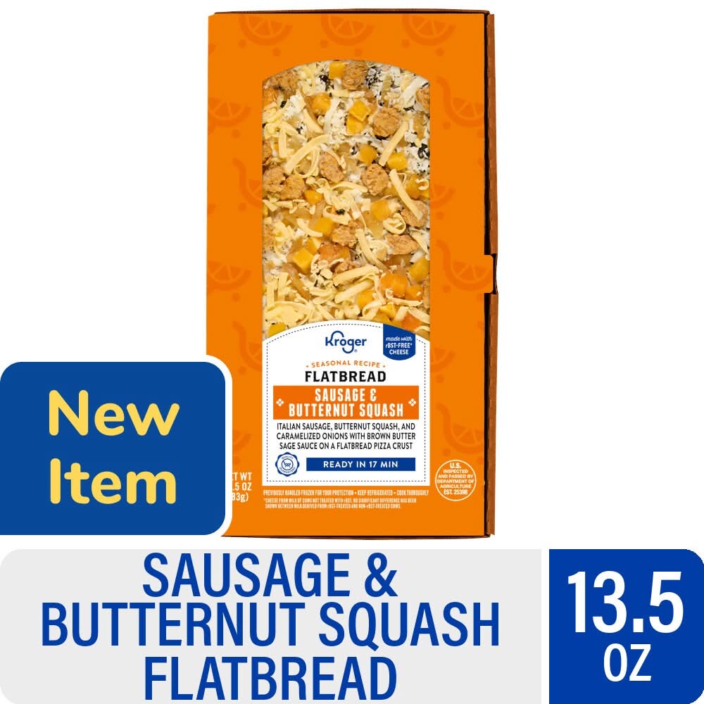 Kroger Flatbread, Sausage and Butternut Squash (13.5 lbs)