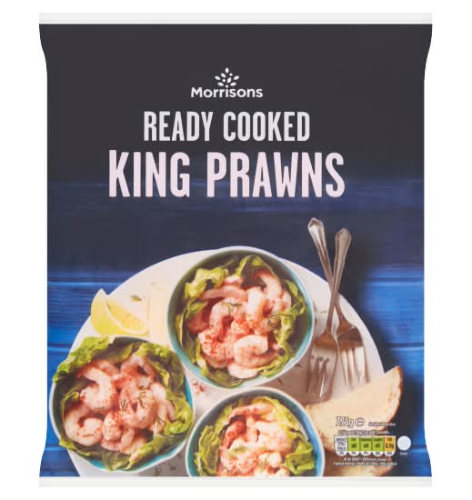Morrisons Ready Cooked King Prawns (375g)