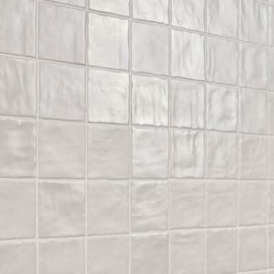 Ivy Hill Tile Amagansett Gin White 4 In. X 4 In. Mixed