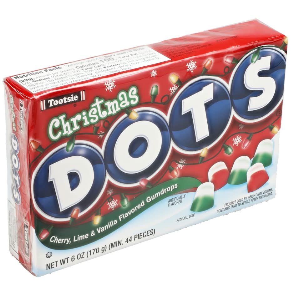 Dots Gumdrops Christmas Box, Assorted (6 oz, 44 ct)