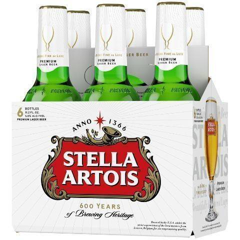 Stella Artois 6 Pack 11.2oz Bottle