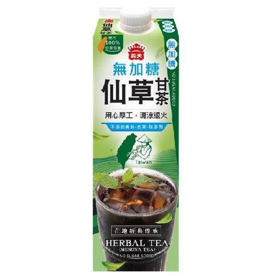 義美仙草甘茶-無加糖946ml